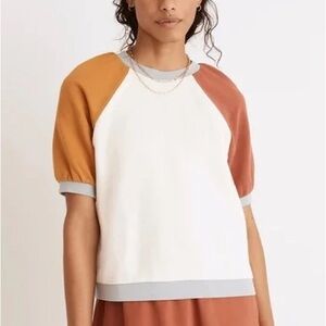 Madewell Short Sleeve Sweatshirt